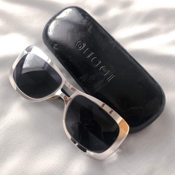 Vintage Gucci silver frame sunglasses - Picture 5 of 6